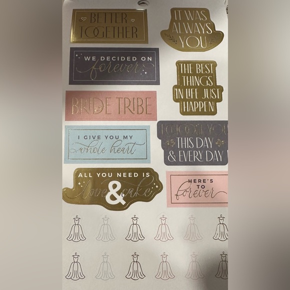 2 New! Happy Planner Wedding Sticker Packs - Picture 3 of 4